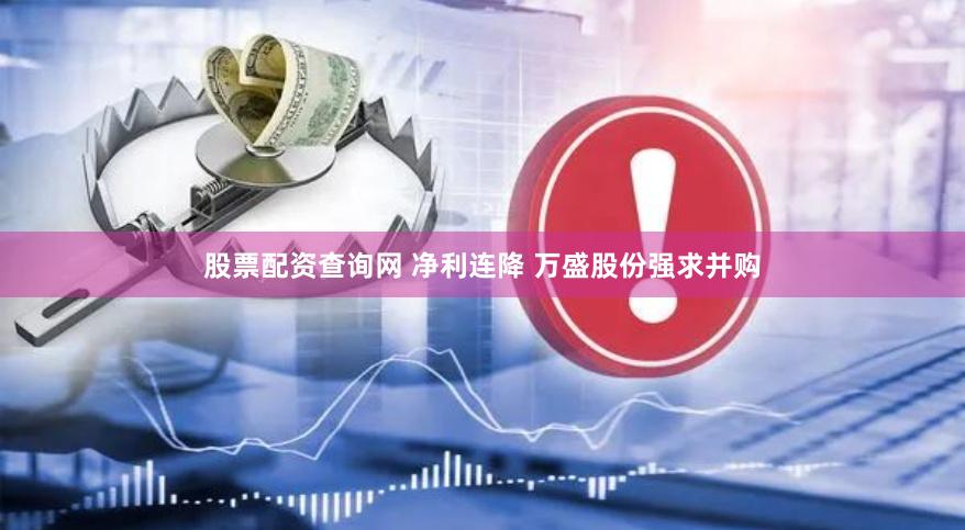 股票配资查询网 净利连降 万盛股份强求并购