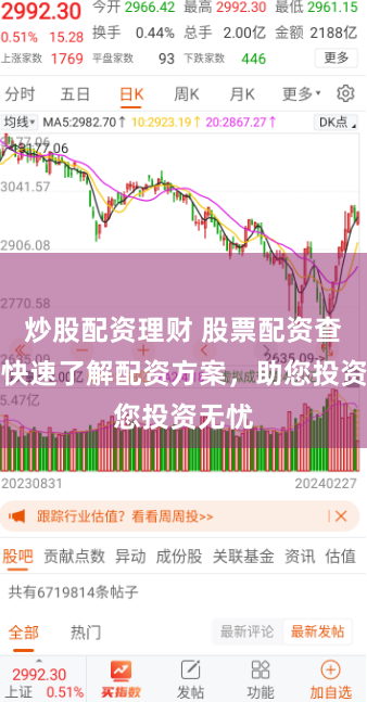 炒股配资理财 股票配资查询：快速了解配资方案，助您投资无忧